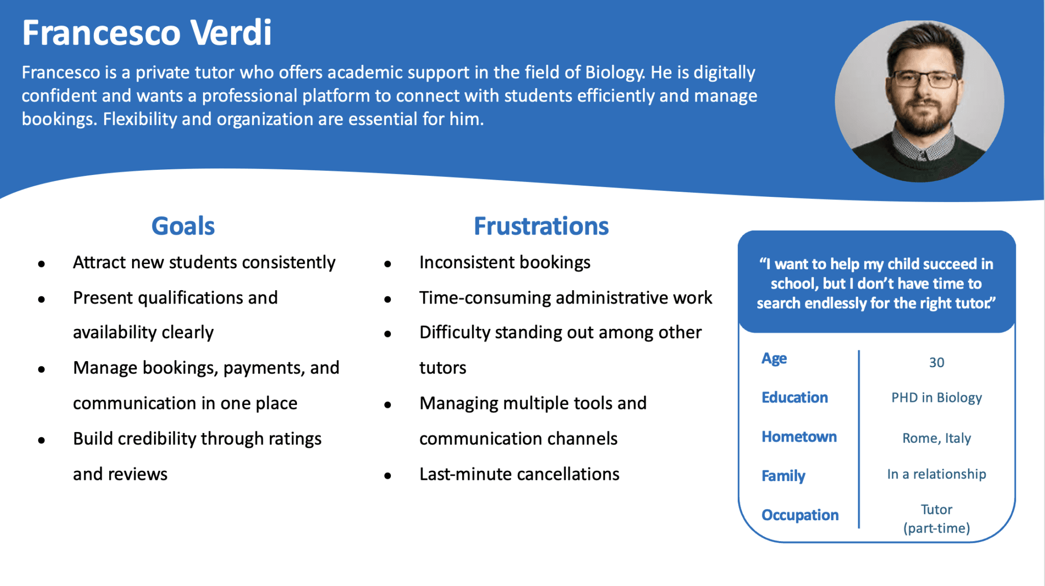Tutor Persona (David)