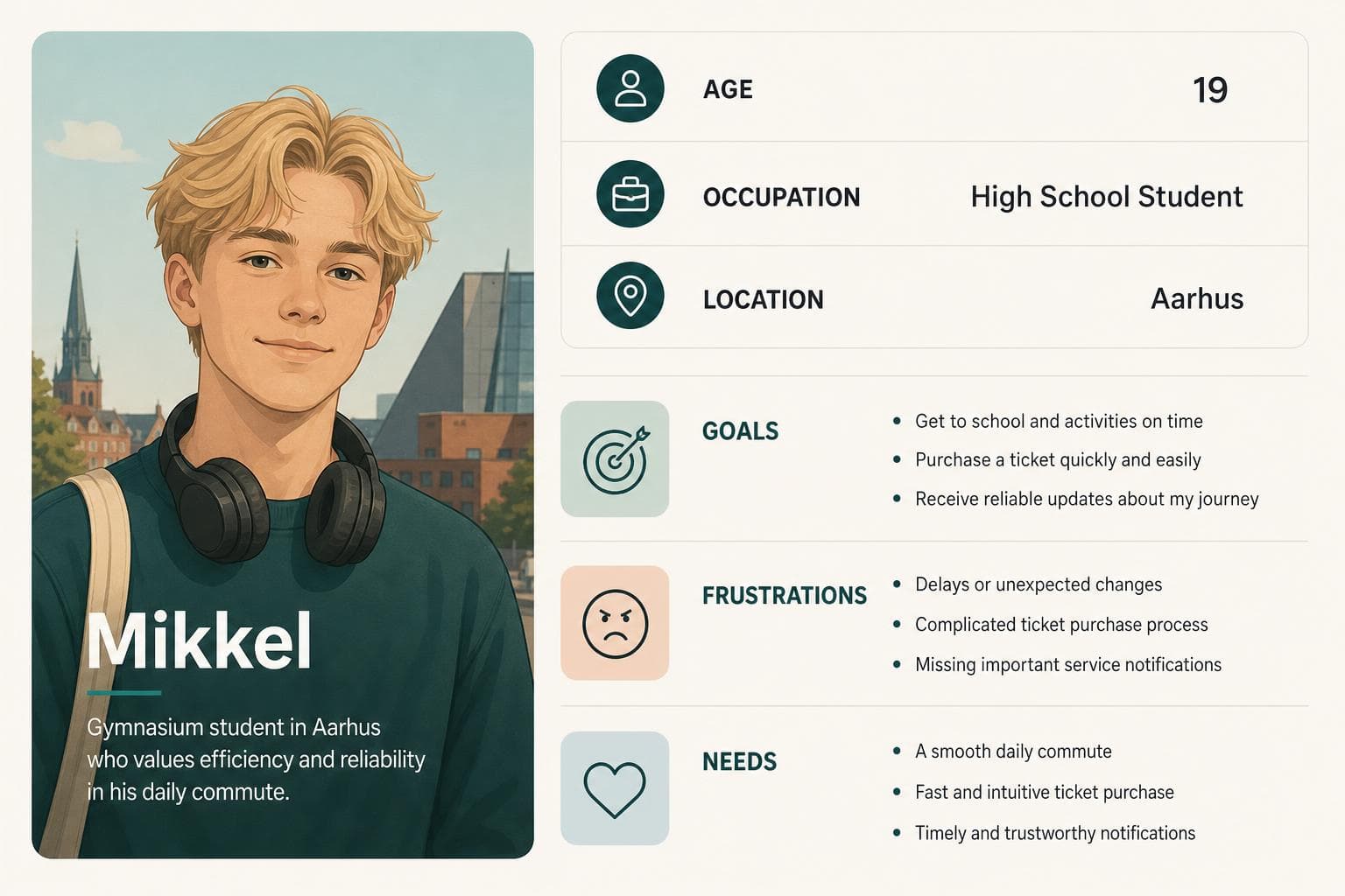 Persona 2 — High School Student (First-Time User)