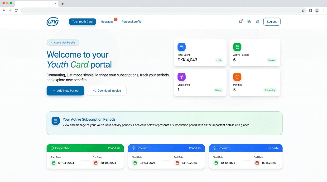 Redesigned Active Digital Card