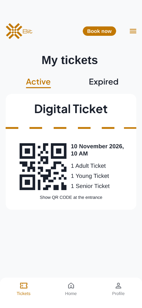Digital Ticket Pass